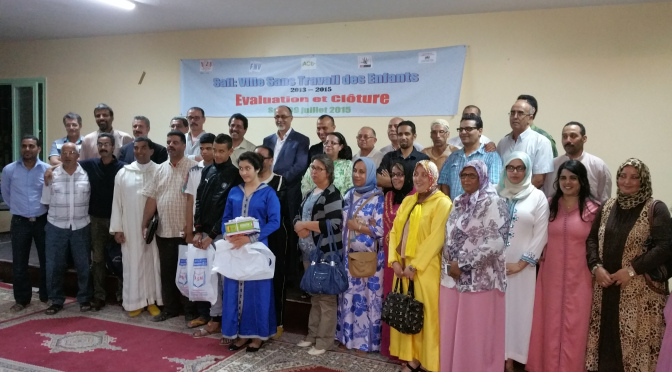Journée d’évaluation et continuation du projet « Safi : VILLE SANS TRAVAIL DES ENFANTS »